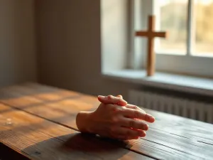Złota struktura geometryczna na tle kosmicznej mgławicy, symbolizująca przenikanie się praw fizyki z duchowością.