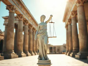 Świecący zarys ludzkiego mózgu z pulsującymi sieciami neuronowymi na tle kosmicznej mgławicy, symbolizujący związek wiary z umysłem.