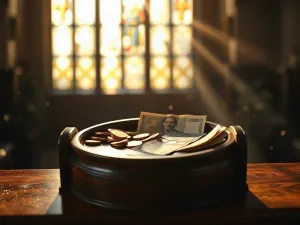 Złote, eteryczne światło rozświetlające kosmiczne mgławice, symbolizujące nieskończoną moc i boski majestat.